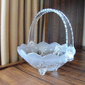 Micasa "Silent Night" crystal basket (#EV1170)